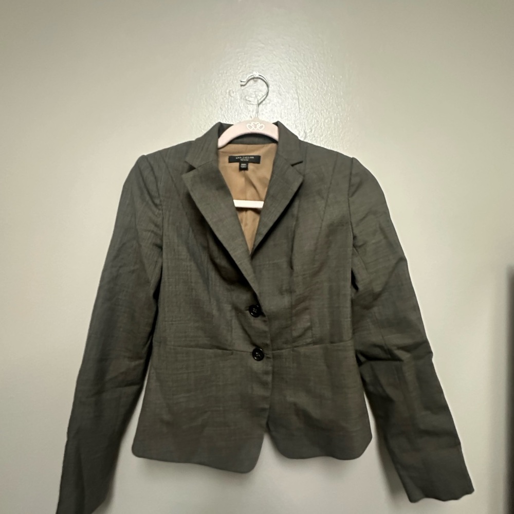 Women's Charcoal Gray Blazer and Matching Slacks